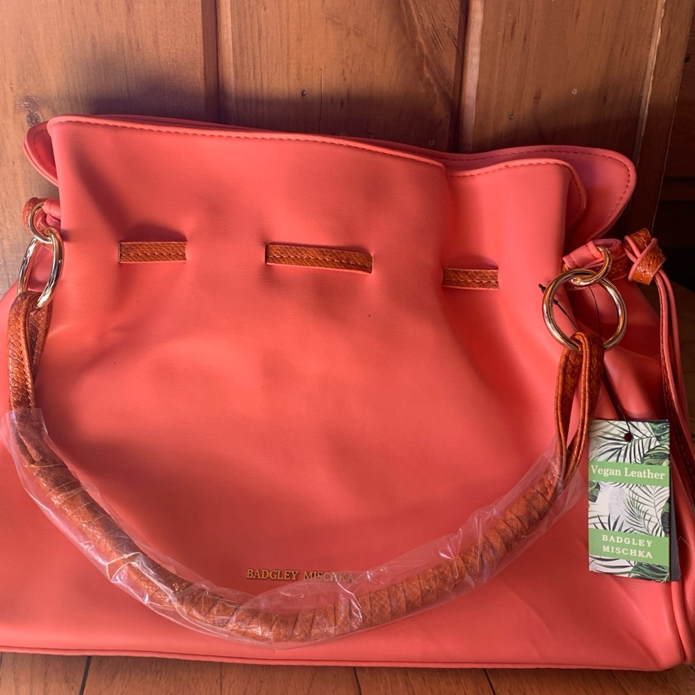 Badgley Mischka Coral Handbag
